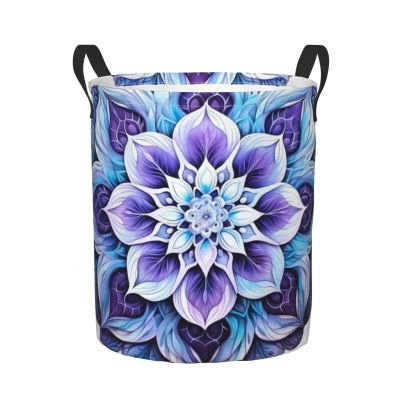 Foruidea Floral And Modern Bohemian Laundry Basket,Laundry Hamper,Collapsible Storage Bin, Oxford Fabric Clothes Baskets,Nursery Hamper For Home,Office,Dorm,Gift Basket