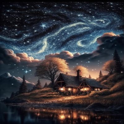 70 Piece Jigsaw Puzzle Adults,Wooden Puzzles,House and Star River Puzzle-Adult Stress Relief Educational Toys-Fun Family Game-Wall Art-Colorful Puzzles for Home Decoration
