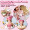 RoundFunny 48 Pcs Kids Mini Baking Supplies with Kitchen Utensil, Pot Holders, Spatula, Rolling Pin, Whisk for Kids Classroom School Exchange Party Favors (Small) view 3