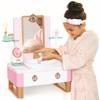 Disney Princess Style Collection Girls Deluxe Day Spa with Realistic Steamer, Play Skincare Essentials & Real Running Water, 20+ Pieces view 1