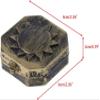 1Pc Bronze Compass Toy, Nautical Compass Pirate Captain Costume Toy Halloween Party Cosplay Decoration Deft Design, Toys and Games view 2