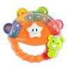 Bontempi BabyBeat Electronic Baby Tambourine with Lights and Sounds, Orange, 23 x 23 x 18.5 cm, 6+ Months view 1