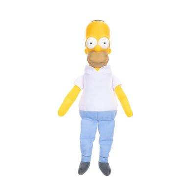 Shelf Talkers Homer 12" Talking Plush from The Simpsons, Pull String Toy Collectible Plush