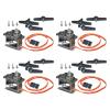 diymore 4pcs DM90S Servo Micro 180 9 Gram Metal Gear Servo Digital Micro Servo Motor for 450 RC Helicopter Plane Boat Car (180 Rotating) view 2
