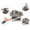 diymore 4pcs DM90S Servo Micro 180 9 Gram Metal Gear Servo Digital Micro Servo Motor for 450 RC Helicopter Plane Boat Car (180 Rotating) view 4