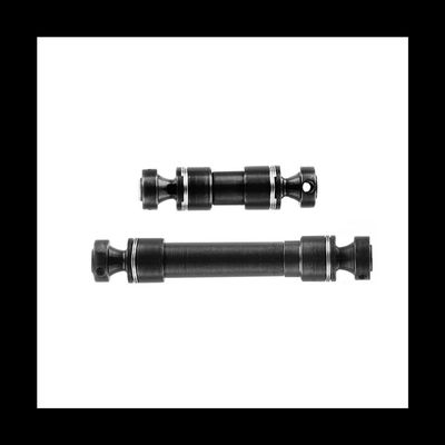 YTHYTHYTH 2Pcs Hardened Steel Center Drive Shaft 7250R for 1/16 Mini E- EREVO Summit Slash 4WD RC Car Upgrade Parts