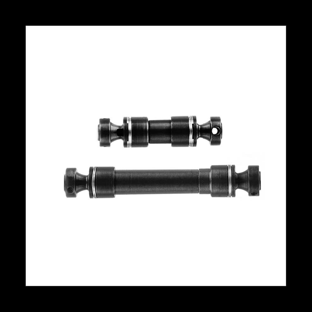 YTHYTHYTH 2Pcs Hardened Steel Center Drive Shaft 7250R for 1/16 Mini E- EREVO Summit Slash 4WD RC Car Upgrade Parts