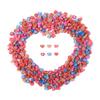 400 pcs Mini Fun Cute Heart Erasers for Kids Bulk,Back to School Party Gifts Valentine's Day Gifts(Heart erasers) view 1