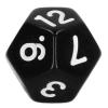 12 Sided Dice Set, 40 Pieces, Black, Plastic Polyhedral Dice for Board Games, Education, Entertainment view 4
