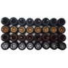 16 Set 1/64 Wheels Trucks Off Road 1 64 Wheels and Tires Set Simulation Custom Rubber Tires with 4 Suitable for Most 1:64 Diecast Truck Offroad Cars view 1