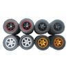 16 Set 1/64 Wheels Trucks Off Road 1 64 Wheels and Tires Set Simulation Custom Rubber Tires with 4 Suitable for Most 1:64 Diecast Truck Offroad Cars view 3