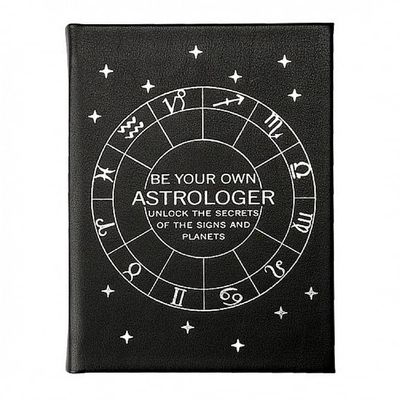 Graphic Image BE Your OWN Astrologer in Luxe Leather (tm) -