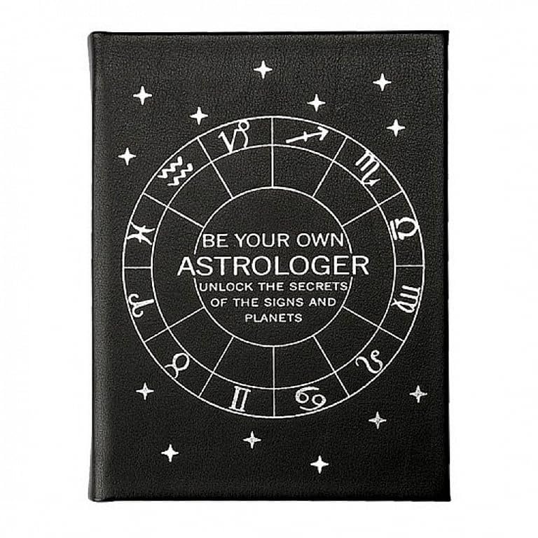 Graphic Image BE Your OWN Astrologer in Luxe Leather (tm) -