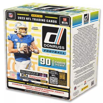 2023 Donruss Football Trading Cards Blaster - 90 Cards per Box - Plus 5 Toploaders to Help Protect Your Cards!