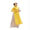 A45 Ao Dai Gam Ao dai Vietnam Vietnamese Traditional Ao Dai For Women, Ao Dai For Women, Vietnamese Dress For Women, Ao Dai Dress For Women ao dai Tet Lunar New Year (5XL, Beige) view 1