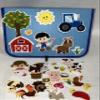 Story Time Felts 37 Piece Farm Animals Felt Figures for Flannel Board Set Small (Mini Farm & Flannel Board) view 3