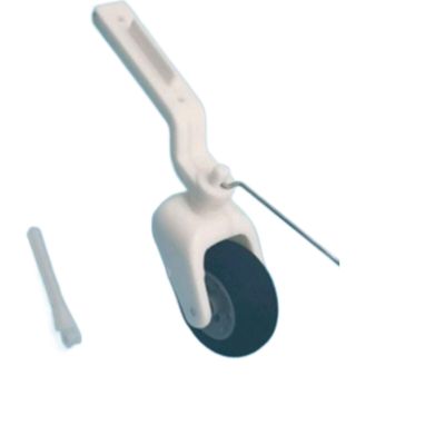 VERBANA Airplane Landing Gear, RC Model Airplane Mini Steering Tail Wheel Retract Steering Tail Wheel Assembly Landing Gear Kit Set for RC Model Airplane Plane Accessories Part
