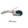 VERBANA Airplane Landing Gear, RC Model Airplane Mini Steering Tail Wheel Retract Steering Tail Wheel Assembly Landing Gear Kit Set for RC Model Airplane Plane Accessories Part view 2