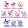 10PCS Butterfly Centerpieces for Tables Butterfly Girls Birthday Decorations Honeycomb Table Toppers for Baby Shower Gender Reveal Spring Tea Party Mother's Day Easter Decor view 1