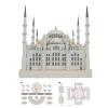 NATEFEMIN DIY Paper Architecture Model, 3D Paper Blue Mosque Sudan Model, Meaningful Gifts for Boys & Girls (Unassembled Kit) view 1