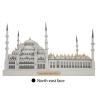 NATEFEMIN DIY Paper Architecture Model, 3D Paper Blue Mosque Sudan Model, Meaningful Gifts for Boys & Girls (Unassembled Kit) view 2