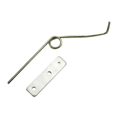 VERBANA RC Airplane Part, 2 Sets 40-Class Airplane Model Metal Tail Wheel Brackets with Spring Kit Replacement for 40-Class Airplane Model RC Airplane Plane Accessories Part