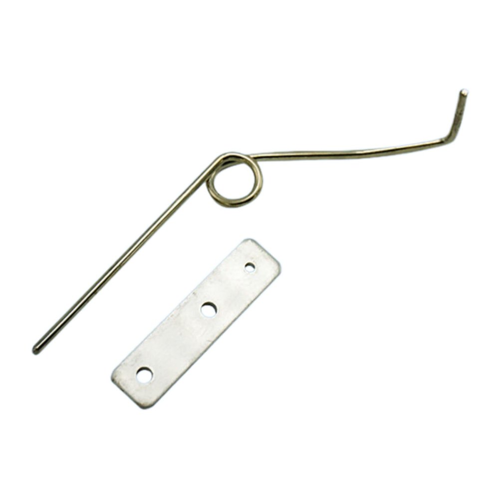 VERBANA RC Airplane Part, 2 Sets 40-Class Airplane Model Metal Tail Wheel Brackets with Spring Kit Replacement for 40-Class Airplane Model RC Airplane Plane Accessories Part
