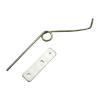 VERBANA RC Airplane Part, 2 Sets 40-Class Airplane Model Metal Tail Wheel Brackets with Spring Kit Replacement for 40-Class Airplane Model RC Airplane Plane Accessories Part view 1