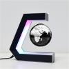 BEBEVOGUE Personalized Magnetic Levitation Floating Globe with LED Light Anti Gravity Levitating World Globe for Office Home Desk Gadget Decor Cool Birthday Gift for Men Kids Boss Boys (Silver) view 2