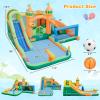 BOUNTECH Inflatable Water Slide Bounce House, 9 in 1 Dual Slides Kids Water Park Jump Castle w/Water Soccer, Splash Pool, Water Slides Inflatables for Big Kids 3+, Water Bounce House for Outdoor view 3