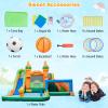BOUNTECH Inflatable Water Slide Bounce House, 9 in 1 Dual Slides Kids Water Park Jump Castle w/Water Soccer, Splash Pool, Water Slides Inflatables for Big Kids 3+, Water Bounce House for Outdoor view 4