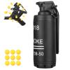 Hand Grenade Toy for CS Battle Game,with 9 Foam Ammo Fun Impact Tactical CS-Grenade Toys Halloween Outdoor Sport for Age 14 Years Old and up and Adults view 1