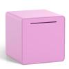 6" Piggy Bank for Adults for 2026 Savings, Must Break to Open Adult Piggy Bank for Cash, Interactive DIY Assembly Unopenable Money Savings Box (Pinkish Purple) view 1
