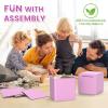6" Piggy Bank for Adults for 2026 Savings, Must Break to Open Adult Piggy Bank for Cash, Interactive DIY Assembly Unopenable Money Savings Box (Pinkish Purple) view 4