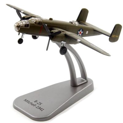 DAGIJIRD Simulation 1:144 Alloy Aircraft Model B-25 Bomber Mitchell Model Home Office Decoration Gifts