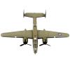 DAGIJIRD Simulation 1:144 Alloy Aircraft Model B-25 Bomber Mitchell Model Home Office Decoration Gifts view 4