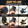 Toy-Hand Grenade for CS Battle Game,with 9 Foam Ammo Model Tactical CS-Grenade Fun Impact Gel Toys Halloween Outdoor Sport for Age 14 Years Old and up and Adults,Black view 4