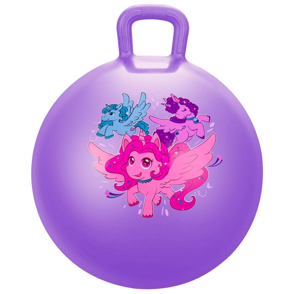 PlayZap Hopper Balls for Kids 3-8, 18 Inches Bouncy Ball with Handle, 18" Inflatable Bouncing Hopper, 45cm Jumping Toys, Garden Hopping Toys Girls Boys Gifts