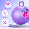 PlayZap Hopper Balls for Kids 3-8, 18 Inches Bouncy Ball with Handle, 18" Inflatable Bouncing Hopper, 45cm Jumping Toys, Garden Hopping Toys Girls Boys Gifts view 2