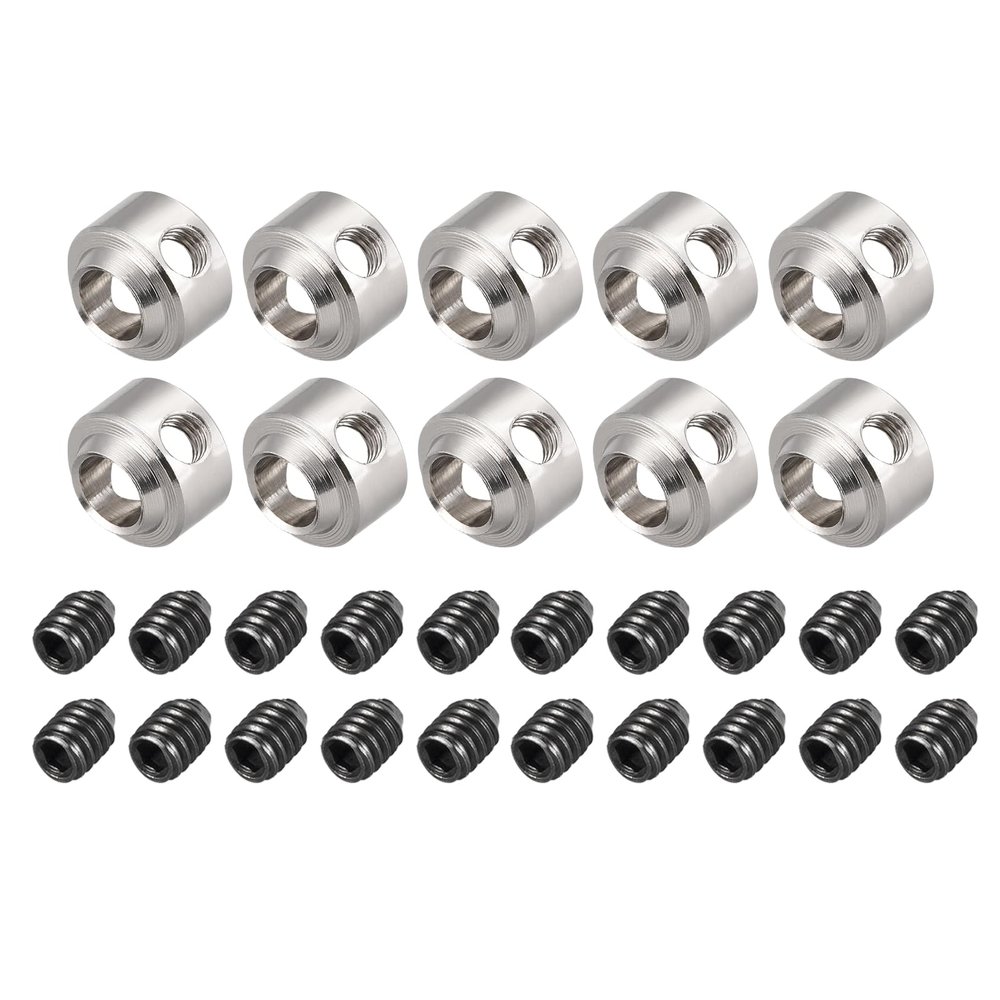 DMiotech 10 Pack 4.1mm Wheel Landing Gear Wheel Stopper for Model Airplane Parts Replacement Upgrade