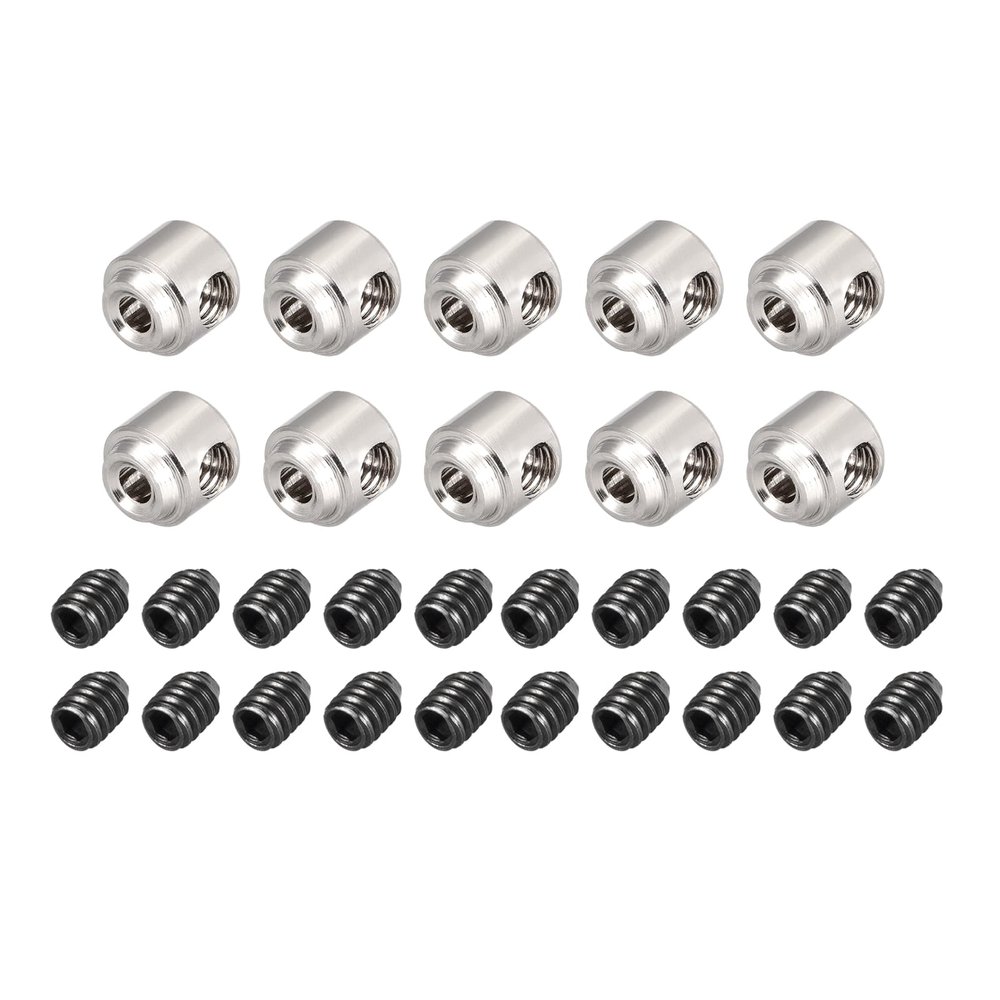 DMiotech 10 Pack 2.1mm Wheel Landing Gear Wheel Stopper for Model Airplane Parts Replacement Upgrade