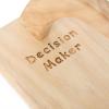 Emery New Decision Makers Carved Oak Wooden Crafts PendantsSee What Decision It Can Make for You (Style 2) view 2