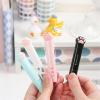 Pink Kawaii Cat Paw Scissors, Mini Portable Cute Stationery Scissors Stainless Steel Multifunctional Office Novelty Folding Art for Home School Office, Teacher Student Kids, Students view 2