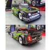 1/28 RC Drift Car,with LED Car Lamp/130 Brushed Motor/Alloy Chassis/2.4GHz Control/4WD System/30KM/H High Speed,RC Sport Racing Car for Adults and Boys Gifts () (3 Batteries) view 1