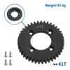 41T Hard Steel Center Differential Spur Gear Wavebox Internal Main Gear Black for Team Losi 1/10 Lasernut Tenacity Ultra 4 Rock Tacer-LOS0302845 LOS232025 view 2