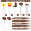 30 Pcs Bubbles Party Favors Mini Bubble Wands Tube Bulk Theme Maker Goodie Bags Stuffer Prizes Birthday Gift for Solution(Western) view 4