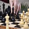 Reproduced 1950 Dubrovnik Bobby Fischer Chess Pieces  Ebony Wood | 4.25" King | Weighted Staunton Wooden Chess Set view 4