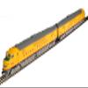 Broadway Limited 2510 Baldwin Centipede A-A Set, UP #1600A/1601A Set, Yellow & Gray, Both Units w/ Paragon4 Sound/DC/DCC, HO view 4