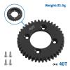 40T Hard Steel Center Differential Spur Gear Wavebox Internal Main Gear Black for Team Losi 1/10 Lasernut Tenacity Ultra 4 Rock Tacer-LOS0302845 LOS232025 view 2