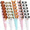 30 Pcs Bubbles Party Favors Mini Bubble Wands Tube Bulk Theme Maker Goodie Bags Stuffer Prizes Birthday Gift for Solution(Dog) view 2